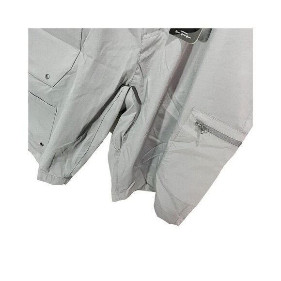 FitsT4 Men’s Cargo Hiking Shorts Gray Stretch Water Resistant Quick Dry L - Picture 4 of 7